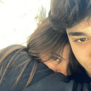 Foto do casal Fernanda e Rafa