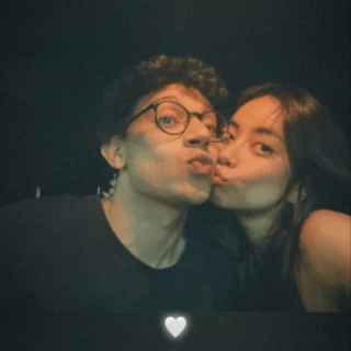 Foto do casal Diego e Ju